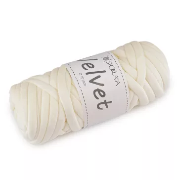   Marshmallow vastag Velvet fonal Ø10 mm 500 g - 1 (005) krém világos (3 db-os csomagolás)
