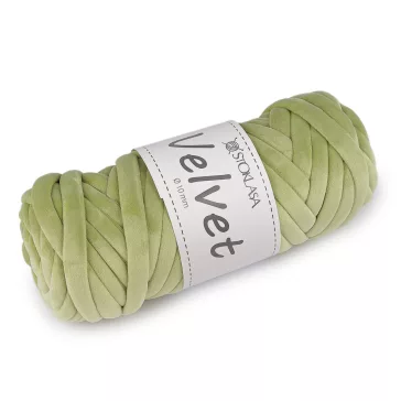   Marshmallow vastag Velvet fonal Ø10 mm 500 g - 5 (107) almazöld (3 db-os csomagolás)