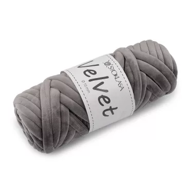   Marshmallow vastag Velvet fonal Ø10 mm 500 g - 10 (043) vil szürkéskék (3 db-os csomagolás)