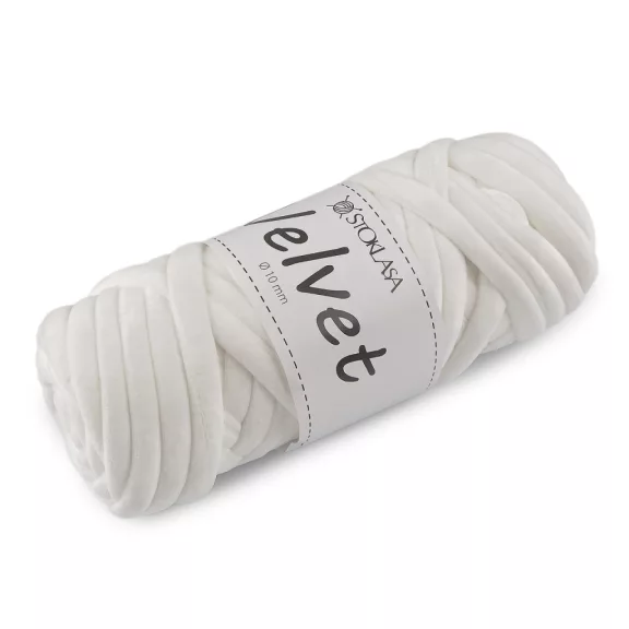 Marshmallow vastag Velvet fonal Ø10 mm 500 g - 12 (002) fehér (1 db-os csomagolás) Marshmallow vastag Velvet fonal Ø10 mm 500 g - 12 (002) fehér (1 db-os csomagolás)