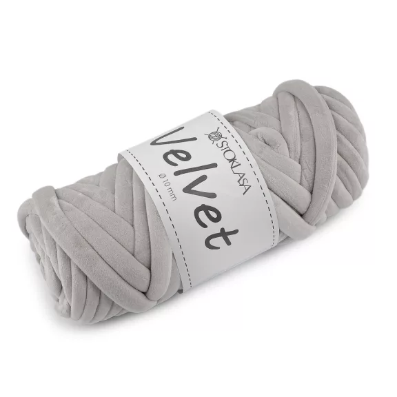 Marshmallow vastag Velvet fonal Ø10 mm 500 g - 13 (033) világosszürke (3 db-os csomagolás) Marshmallow vastag Velvet fonal Ø10 mm 500 g - 13 (033) világosszürke (3 db-os csomagolás)