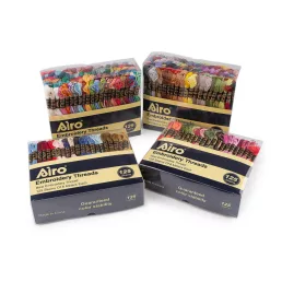 Hímzőfonal csomag mouline AIRO készlet 500 db/8 m-es