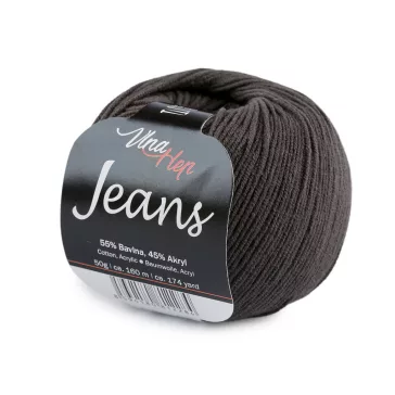   Kötőfonal Jeans 50 g - 9 (8236) szürke (1 db-os csomagolás)