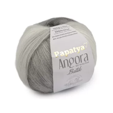   Kötőfonal Papatya Angora Batik 100 g - 1 (01) vil szürkéskék (1 db-os csomagolás)