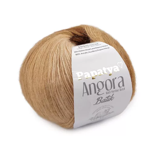 Kötőfonal Papatya Angora Batik 100 g