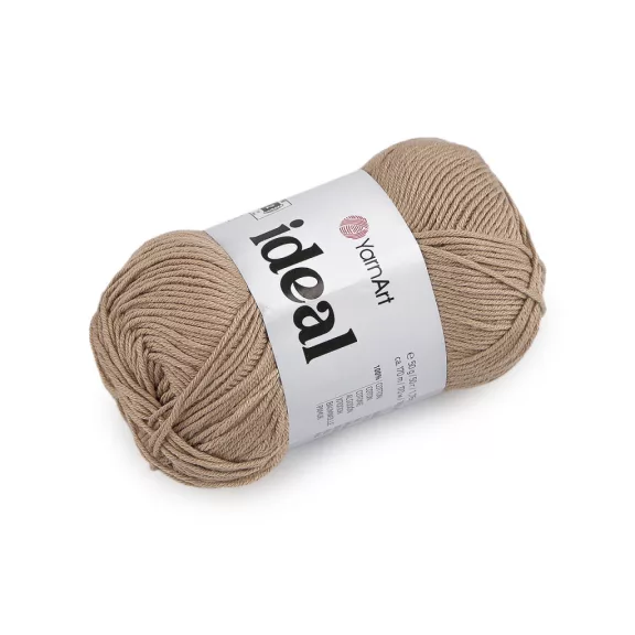 Pamut kötő fonal Ideal 50 g - 5 (234) bézs (5 db-os csomagolás) Pamut kötő fonal Ideal 50 g - 5 (234) bézs (5 db-os csomagolás)