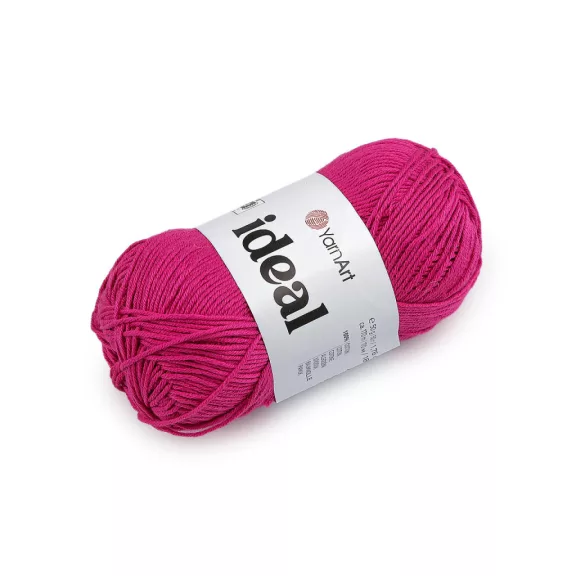 Pamut kötő fonal Ideal 50 g - 10 (243) pink (1 db-os csomagolás) Pamut kötő fonal Ideal 50 g - 10 (243) pink (1 db-os csomagolás)
