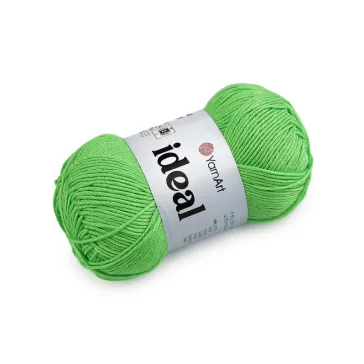   Pamut kötő fonal Ideal 50 g - 12 (226) zöld világos (1 db-os csomagolás)