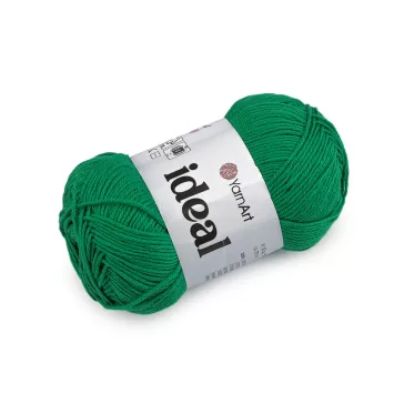   Pamut kötő fonal Ideal 50 g - 13 (227) zöld (1 db-os csomagolás)