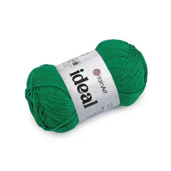 Pamut kötő fonal Ideal 50 g - 13 (227) zöld (1 db-os csomagolás) Pamut kötő fonal Ideal 50 g - 13 (227) zöld (1 db-os csomagolás)