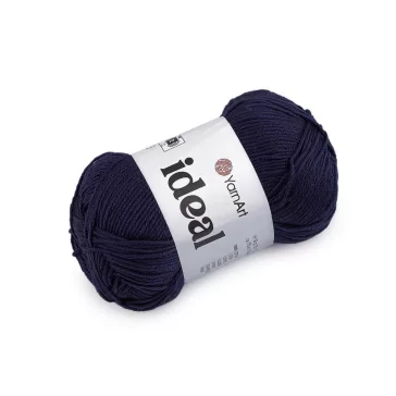   Pamut kötő fonal Ideal 50 g - 15 (241) blue dark (1 db-os csomagolás)