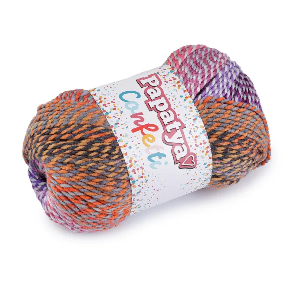 Kötő fonal Papatya Confetti 100 g - 2 (02) sötétrózsaszín (1 db-os csomagolás) Kötő fonal Papatya Confetti 100 g - 2 (02) sötétrózsaszín (1 db-os csomagolás)