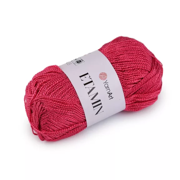 Kötő fonal Etamin 30 g - 6 (445) pink (10 db-os csomagolás) Kötő fonal Etamin 30 g - 6 (445) pink (10 db-os csomagolás)