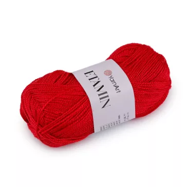   Kötő fonal Etamin 30 g - 7 (434) piros (1 db-os csomagolás)