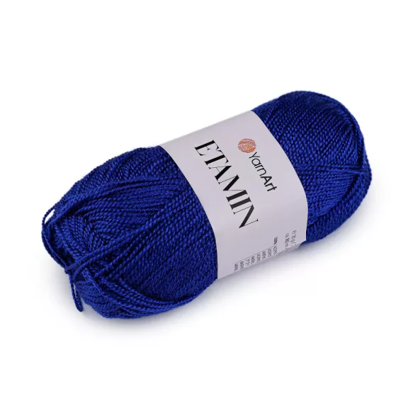 Kötő fonal Etamin 30 g - 9 (429) királykék (10 db-os csomagolás) Kötő fonal Etamin 30 g - 9 (429) királykék (10 db-os csomagolás)