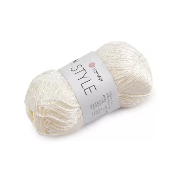   Style pamut kötőfonal viszkóz szállal 50 g - 3 (652) krém világos (1 db-os csomagolás)
