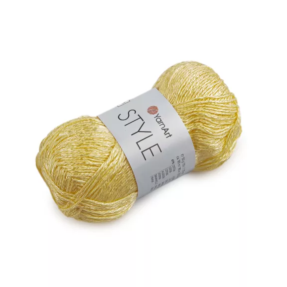 Style pamut kötőfonal viszkóz szállal 50 g - 5 (656) vil. sárga (5 db-os csomagolás) Style pamut kötőfonal viszkóz szállal 50 g - 5 (656) vil. sárga (5 db-os csomagolás)