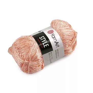   Style pamut kötőfonal viszkóz szállal 50 g - 6 (658) barackszín (1 db-os csomagolás)