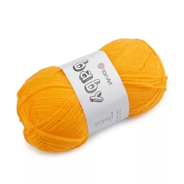   Kötő fonal Baby 50 g - 4 (32) narancssárga (1 db-os csomagolás)