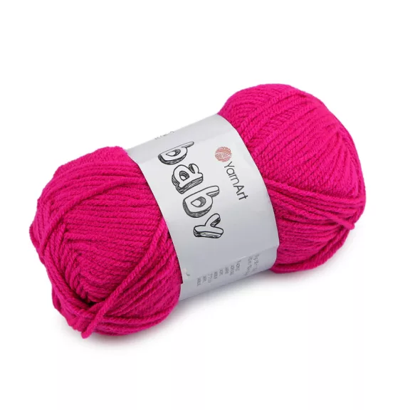 Kötő fonal Baby 50 g - 6 (8041) pink (10 db-os csomagolás) Kötő fonal Baby 50 g - 6 (8041) pink (10 db-os csomagolás)