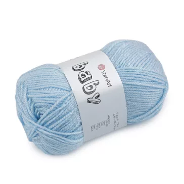   Kötő fonal Baby 50 g - 10 (215) világoskék (1 db-os csomagolás)