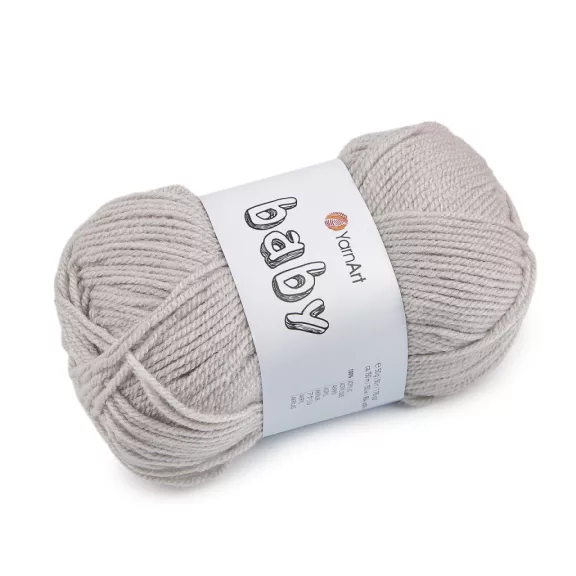 Kötő fonal Baby 50 g - 12 (855) vil szürkéskék (1 db-os csomagolás) Kötő fonal Baby 50 g - 12 (855) vil szürkéskék (1 db-os csomagolás)