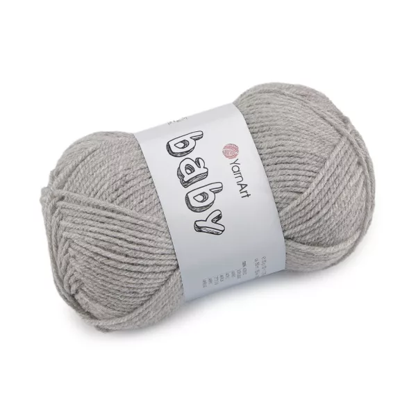 Kötő fonal Baby 50 g - 13 (195) galambszürke (1 db-os csomagolás) Kötő fonal Baby 50 g - 13 (195) galambszürke (1 db-os csomagolás)