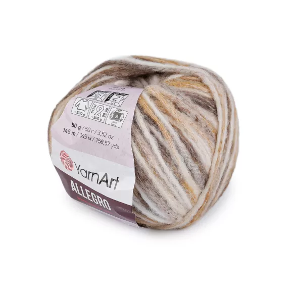 Kötő fonal Allegro 50 g - 2 (741) bézs (1 db-os csomagolás) Kötő fonal Allegro 50 g - 2 (741) bézs (1 db-os csomagolás)