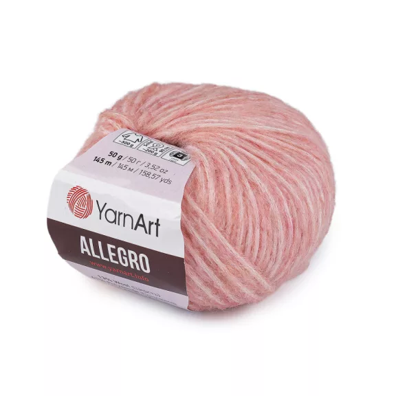 Kötő fonal Allegro 50 g - 4 (717) púderrózsaszín (10 db-os csomagolás) Kötő fonal Allegro 50 g - 4 (717) púderrózsaszín (10 db-os csomagolás)