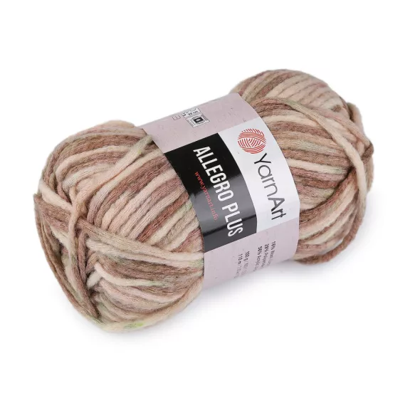 Kötő fonal Allegro Plus 100 g - 16 (750) teve bézs (1 db-os csomagolás) Kötő fonal Allegro Plus 100 g - 16 (750) teve bézs (1 db-os csomagolás)