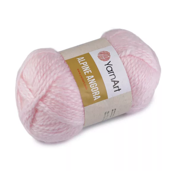 Kötő fonal Alpine Angora 150 g - 2 (340) rózsszín legvilágosab (1 db-os csomagolás) Kötő fonal Alpine Angora 150 g - 2 (340) rózsszín legvilágosab (1 db-os csomagolás)