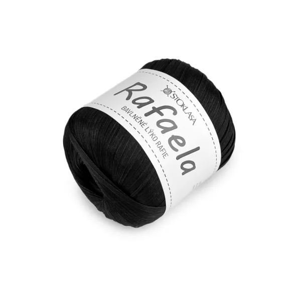 Lapos pamutfonal Rafaela horgolt táskákhoz, szélessége 4 mm - 9 (24) fekete (1 db-os csomagolás) Lapos pamutfonal Rafaela horgolt táskákhoz, szélessége 4 mm - 9 (24) fekete (1 db-os csomagolás)