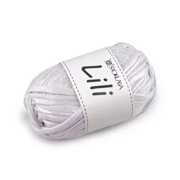   Kötő fonal Lili AB hatással 100 g - 1 fehér (5 db-os csomagolás)