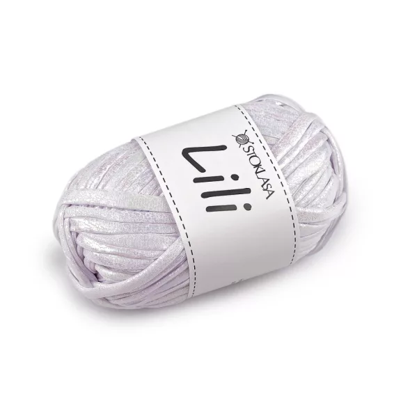Kötő fonal Lili AB hatással 100 g - 1 fehér (5 db-os csomagolás) Kötő fonal Lili AB hatással 100 g - 1 fehér (5 db-os csomagolás)