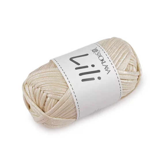Kötő fonal Lili AB hatással 100 g - 4 krém világos (5 db-os csomagolás) Kötő fonal Lili AB hatással 100 g - 4 krém világos (5 db-os csomagolás)