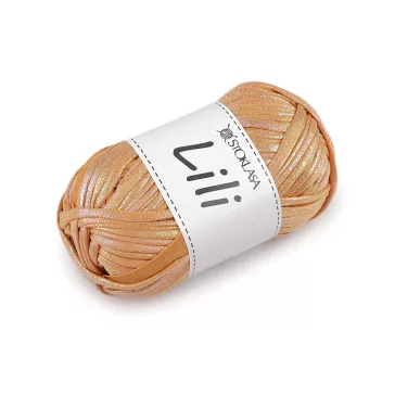   Kötő fonal Lili AB hatással 100 g - 7 krémszín (5 db-os csomagolás)