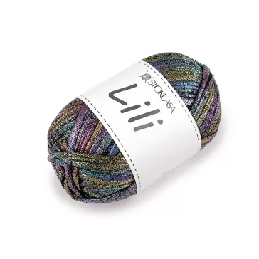   Kötő fonal Lili AB hatással 100 g - 10 multicolor (5 db-os csomagolás)