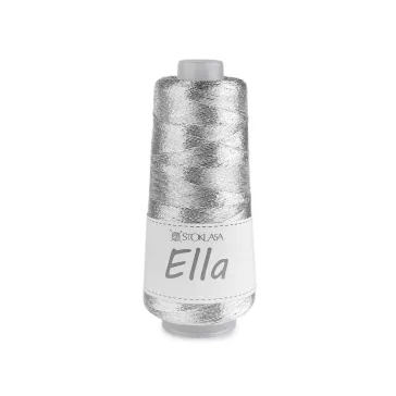   Kötőfonal Ella metalic 200 g - 3 ezüst (3 db-os csomagolás)