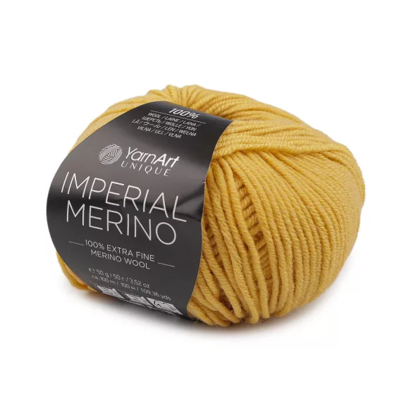 Kötő fonal Imperial 100% Merino 50 g - 3 (3309) mustárszínű (1 db-os csomagolás) Kötő fonal Imperial 100% Merino 50 g - 3 (3309) mustárszínű (1 db-os csomagolás)