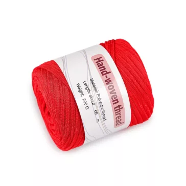   Spagettifonal / fényes fonal 200 g - 3 piros (1 db-os csomagolás)