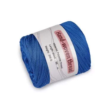   Spagettifonal / fényes fonal 200 g - 6 kék (5 db-os csomagolás)