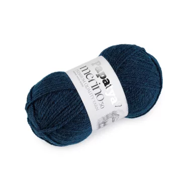   Kötő fonal Papatya Merino 100 g - 14 (5265) olajkék (1 db-os csomagolás)