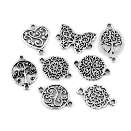 Filigrán felvarrható lepke, mandala, szív, életfa