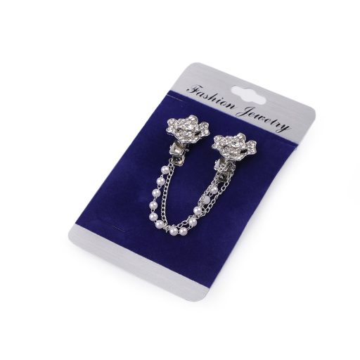 Klipek kardigán csat sárkány csiszolt kövekkel és gyöngyökkel