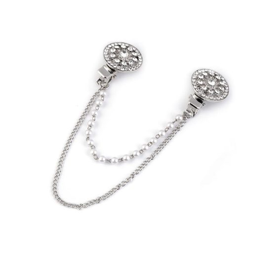 Klipek kardigán csat sárkány csiszolt kövekkel és gyöngyökkel