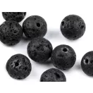 Természetes láva, ásványgyöngyök Ø8 mm - fekete kávé (110 db-os csomagolás) Természetes láva, ásványgyöngyök Ø8 mm - fekete kávé (110 db-os csomagolás)