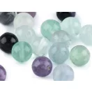 Fluorit, ásványgyöngy Ø8 mm - 1 fluorit (46 db-os csomagolás) Fluorit, ásványgyöngy Ø8 mm - 1 fluorit (46 db-os csomagolás)