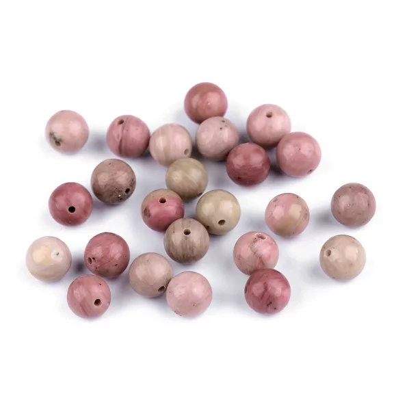 Rododnit, ásványgyöngy Ø8 mm - 1 pink (45 db-os csomagolás) Rododnit, ásványgyöngy Ø8 mm - 1 pink (45 db-os csomagolás)