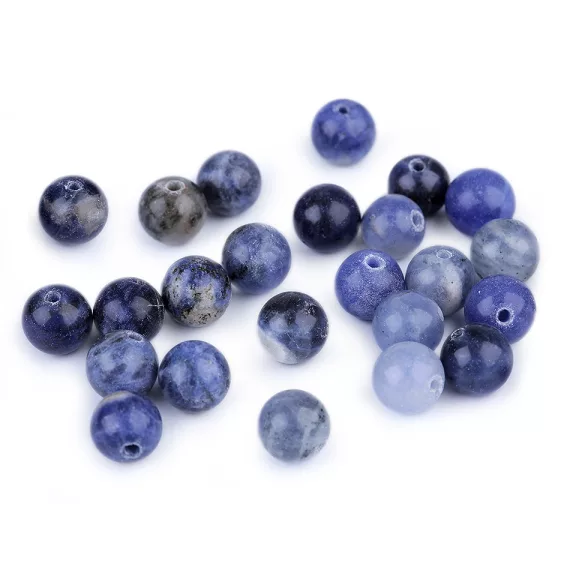 Sodalit ásványgyöngy Ø8 mm - sodalit (45 db-os csomagolás) Sodalit ásványgyöngy Ø8 mm - sodalit (45 db-os csomagolás)