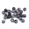 Obsidián hópelyhes ásványgyöngy Ø8 mm - obszidián pelyhes (11 db-os csomagolás)